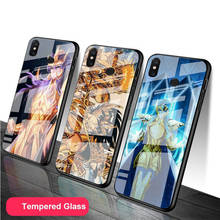 Saint seiya capa de vidro temperado para celular, capa de proteção para redmi note 5 6 7 8 9 pro note8t note9s redmi8 9 2024 - compre barato