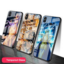 Saint Seiya-Funda de vidrio templado para Redmi Note 5, 6, 7, 8, 9 Pro, Note8T, Note9S, Redmi8, 9 2024 - compra barato