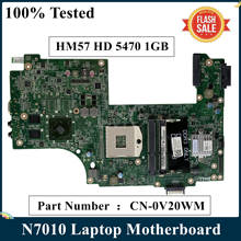 LSC For DELL N7010 Laptop Motherboard CN-0V20WM 0V20WM V20WM DAUM9BMB6D0 HM57 HD 5470 1GB 100% Tested 2024 - buy cheap