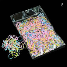 1000pcs/pack Disposable Simple And Comfortable Transparent Rubber Hair Band Rope Ponytail Holder Elastic Female Hair Band Tied 2024 - buy cheap