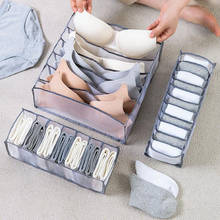 Organizador de gavetas para armazenamento de roupas, sutiã, calcinha, armário, meias, guarda-roupa, caixa de armazenamento, compartimento dobrável 2024 - compre barato