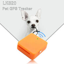 Localizador GPS para perro y gato, dispositivo de seguimiento con plataforma libre, geovalla, larga espera, impermeable, Mini, GSM, LK820 2024 - compra barato