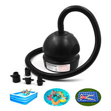 KKmoon Electric Air Pump 400W with 3 Different Nozzles Automatic Air Inflator for Inflatable Air Mattress Boat Pool Swim Ring 2024 - buy cheap