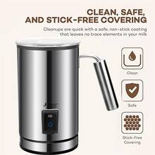 Stainless Steel Electric Milk Frother Automatic Foam Maker Creamer Steamer Heater for Coffee Hot Cold Milk 2024 - buy cheap