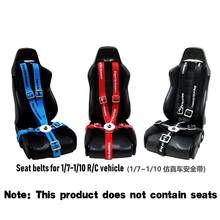 Simulated Driver Seat Belt(without seat) For RC Crawler Car Axial Wraith TRX4 TRX6 D90 D110 RC Short-Course Truck Monster Truck 2024 - buy cheap