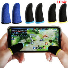 Juego de 2 unids/set de guantes para móvil a prueba de sudor, pantalla táctil, pulgares, funda para el dedo, accesorios para juegos de teléfono PUBG 2024 - compra barato