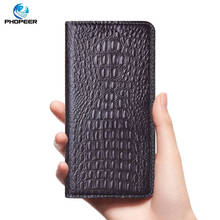 Crocodile Pattern Genuine Leather Magnetic Case For Huawei Honor 9 10 10i 20 20s 20i 30 V9 V10 V20 V30 V40 9X X10 Max Lite Pro 2024 - buy cheap