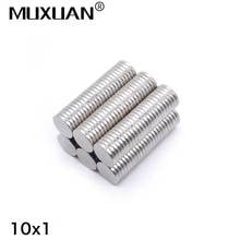 20/50/100/200/500 Pcs 10x1 Neodymium Magnet 10mm x 1mm N35 NdFeB Round Super Powerful Strong Permanent Magnetic imanes Disc 10x1 2024 - buy cheap