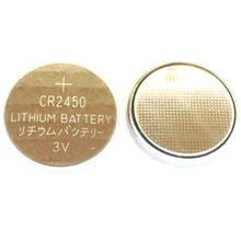 6 unids/lote CR2450 2450 batería de litio de 3V, pila de moneda de buena calidad 2024 - compra barato