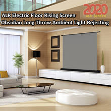 F1ALRLH,16:9  Electric Motorized Floor Projection Screen with ambient light rejecting material,for long throw projector 2024 - buy cheap