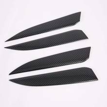 For Mazda 6 Atenza 2019 2020 Carbon Fiber Car Interior Door Armrest Sequins Door Panle Decoration Cover Strips Trim Accessories 2024 - buy cheap