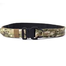 Cinturón táctico CS para exteriores del ejército militar, correa de combate interior y exterior de 3,8 CM de ancho, cinturón MOLLE Multicam, cuatro colores 2024 - compra barato