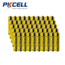 50 шт. PKCELL NICD аккумуляторная батарея 1,2 V AAA 400mah батареи Кнопка Топ для резки травы, Солнечная лампа газона 2024 - купить недорого