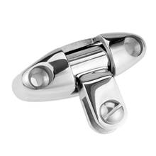 1Pc Boat Bimini Top Swivel Deck Hinge Marine 316 Stainless Steel with Rubber Pad for Yachts Car Trailer Canopy Hardware Fitting 2024 - buy cheap