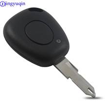 jingyuqin 1 Button Uncut Blade Key Shell Case For Renault Megane Scenic Laguna Fob Car Key Case NO Chip Keyless Entry Remote Key 2024 - buy cheap