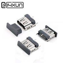 EClyxun 1 шт. HDMI тип A стандартный штекер с печатной платой 19P HDMI разъем высота 13,0 2024 - купить недорого