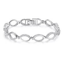 Women's classic O-shaped Bracelet 3A cubic zirconia Fashion Bracelet Fashion Accessories 2024 - buy cheap