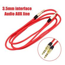 Портативный 3,5 мм стерео аудио кабель AUX вспомогательный шнур для ПК MP3 2024 - купить недорого