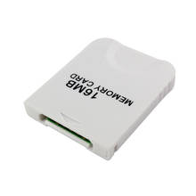 Bloco de cartão de memória branco prático do jogo 16mb para nintendo wii gamecube gc console do sistema de jogo para salvar dados do escritório do jogo 2024 - compre barato