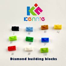 19500pcs/lot Kennie mini NO.15573 Bulk color Parts bulk Plate 1X2 W. 1  Particles Classic Diamond building blocks Parts DIY toys 2024 - buy cheap