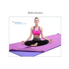 Non Slip Yoga Mat Cover Towel Anti Skid Microfiber Yoga Mat Blankets Fitness For Women 183*61cm 2024 - buy cheap