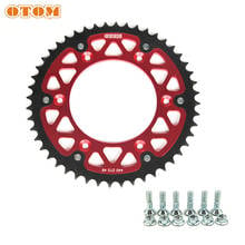 OTOM Motorcycle 48T Dual Sprocket Steel and Aluminum Chain 520 Plate For HONDA CR125/250R CRF250R/250X CRF450R CRF450RX CRF450X 2024 - buy cheap