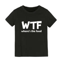 WTF WHERE'S THE FOOD Print Kids tshirt Boy Girl shirt Children Toddler Clothes Funny Street Top Tees CZ-182 2024 - buy cheap