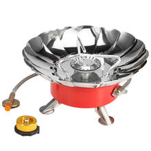 Lixada Portable Camping Gas Stove Lightweight Camping Stove Windproof Gas Stove Burner Cookware For Outdoor Picnic 2024 - buy cheap