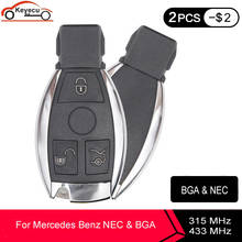 Сменный смарт-ключ AKDZ KEYECU с 3 кнопками, 315 МГц, BGA и NEC, для Mercedes-Benz A, E, S, G, CLK, SLK, ML, класса 433 + год 2024 - купить недорого