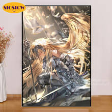 DIY 5d Diamond Painting Fate/Zero Grand Order Joan 3D Diamond Embroidery Japanese Anime Figures Cross Stitch Full Set Home Decor 2024 - buy cheap