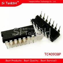 10PCS TC4093BP  DIP-14 Quad 2-input and non-Schmitt trigger IC chip 2024 - buy cheap