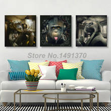 Sylbain Binet-pintura de mono con grafiti de Animal, carteles decorativos de pared, imágenes de lienzo para sala de estar, decoración del hogar 2024 - compra barato