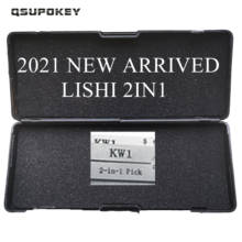 Qsupokey 2021 novo chegou original lishi 2in1 ferramenta de reparo ferramentas de serralheiro kw1 para 5 pinos kwikset keyway 2024 - compre barato