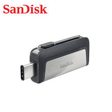 Флеш-накопитель SanDisk SDDC2 USB 3,0 OTG, флэш-накопитель 256 ГБ, 128 ГБ, 64 ГБ, 32 ГБ, флэш-накопитель, карта памяти для ПК/Android Type-C 2024 - купить недорого