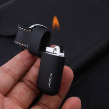 Keychain Free Fire Torch Lighter New Mini Flint Gas Lighter Mini Pocket Pendant Leather Cigarette Pocket Lighter Gadgets For Man 2024 - buy cheap
