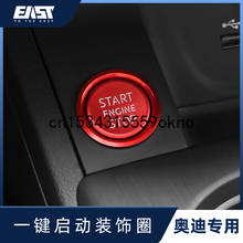 For Audi A4L Q5L A5 A6L Q7 Q5 One Button Start Ring Alloy Ignition Button Modified Interior 2024 - buy cheap