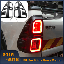 LED Tail Lights Car Rear Lights Cover Car Accessories For Hilux Revo Rocco 2015 2016 2017 2018 2024 - buy cheap