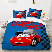 Twin size bedding Duvet cover 140x200 bed linen 2 sp Cartoon Bedding set Kids Baby children Boy For home Racing car Bed Set 2024 - buy cheap