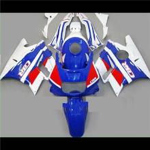 Para honda cbr600f2 1991-1994 abs peças da motocicleta cbr 600 f2 91-94 cbr600 f2 azul branco moto carenagem corpo kit 2024 - compre barato