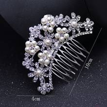 Alloy Rhinestone Pearl Hair Clip for Women Bride Pearl Head Piece for Girls Wedding Accessories Hairpin Female Hair Pins 2024 - buy cheap