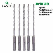 5pcs 4mm 5mm 6mm Electric Hammer SDS Plus Drill Bits Set 160mm Concrete Wall Brick Block Masonry Hole Saw Drilling 2024 - buy cheap