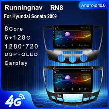 Runningnav-Radio Multimedia con GPS para coche, Radio con reproductor de vídeo, Android, para Hyundai Sonata 2009-2010 2024 - compra barato