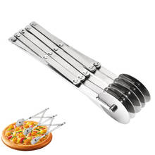 3/5/7 Stainless Steel Wheels Cutter Dough Divider Side Pasta Knife Flexible Rollerblade Pizza Pastry Peeler Bakeware Tool Equip 2024 - buy cheap
