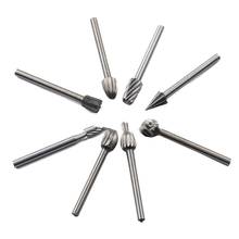 10pcs Set HSS High Speed Steel For Routing Rotary Milling Rotary File Cutter Wood Carving Carved Knife Cutter Tools Accessories 2024 - buy cheap