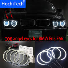 HochiTech-faro LED de Ojos de Ángel/demonio, kit de anillo de halo, SMD, Ultra brillante, luz de día para BMW E65, E66, Alpina B7, pre-facelift 2024 - compra barato