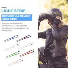 Motorcycle Helmet Light Strip Waterproof LED EL Cold Light Night Driving Signal Luminous Modified Light Helmet Sticker 2024 - buy cheap