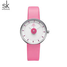 Shengke, тонкие женские наручные часы, модные брендовые женские кварцевые часы, креативные женские часы для Montre Femme, 2019 2024 - купить недорого