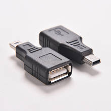 Network USB 2.0 A Female to Mini USB B 5 Pin Male Cord Cable Hub Adapter 2024 - buy cheap