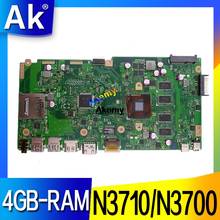 ¡Nuevo! X540SA placa madre Rev 2,0 para For Asus X540 X540S X540SA X540SA placa base de computadora portátil prueba bien 4GB-RAM N3710/N3700 CPU 2024 - compra barato