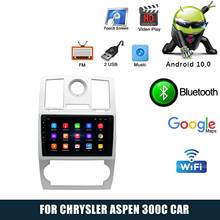 Radio Estéreo con GPS para coche, reproductor Multimedia con Android 10, 9 pulgadas, Wifi, DVD, vídeo, 2 Din, para Aspen Chrysler 300C 2024 - compra barato